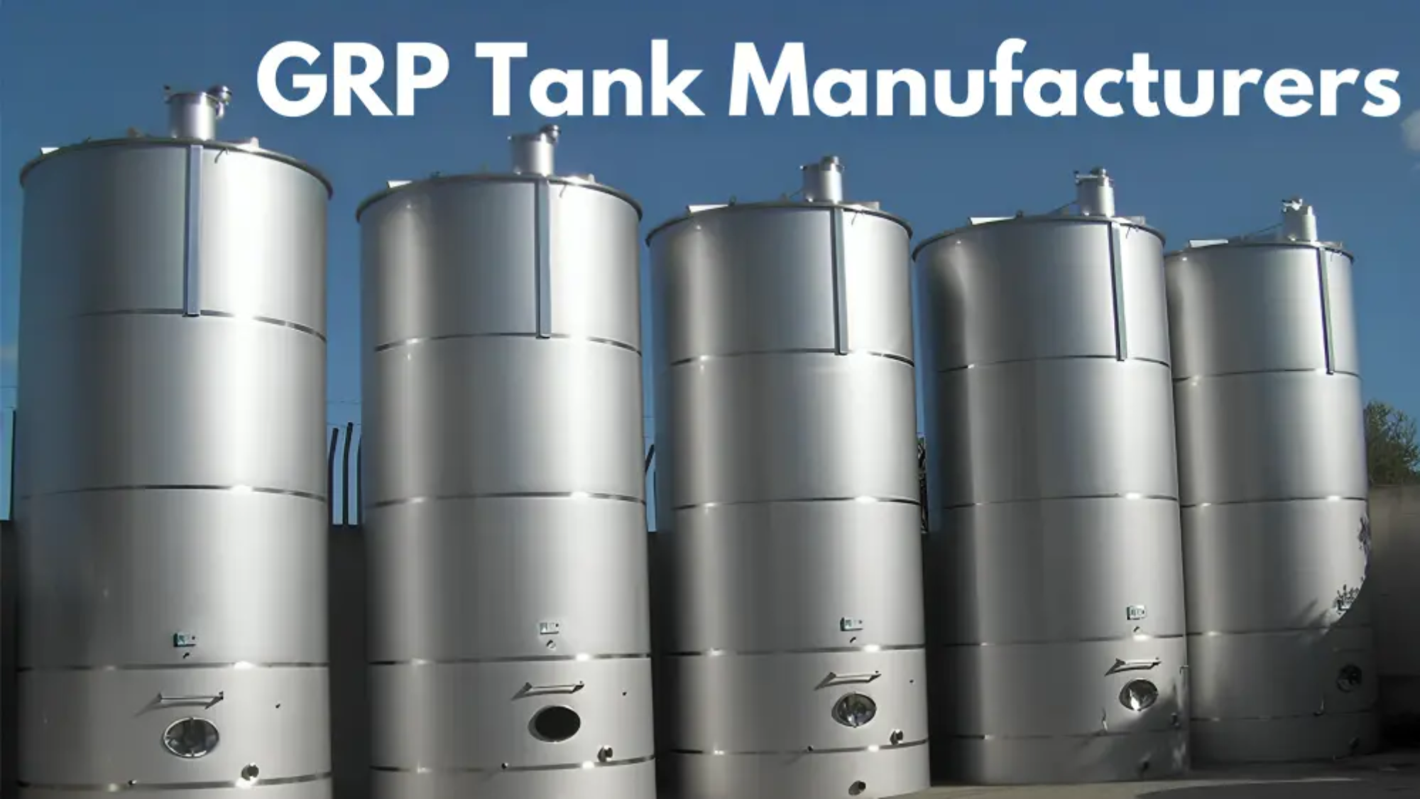 GRP Tank Manufacturers