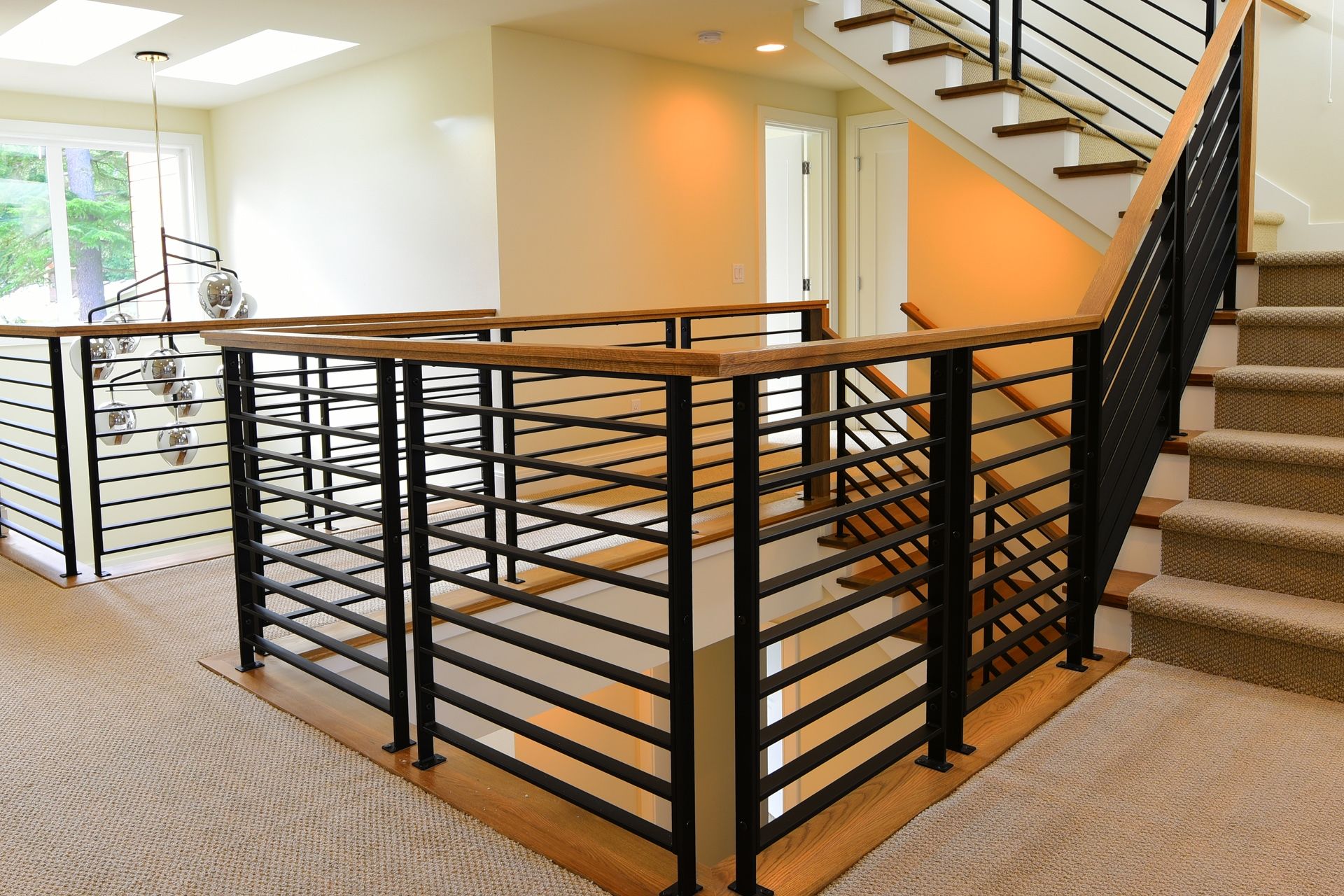 stainless steel stair handrail