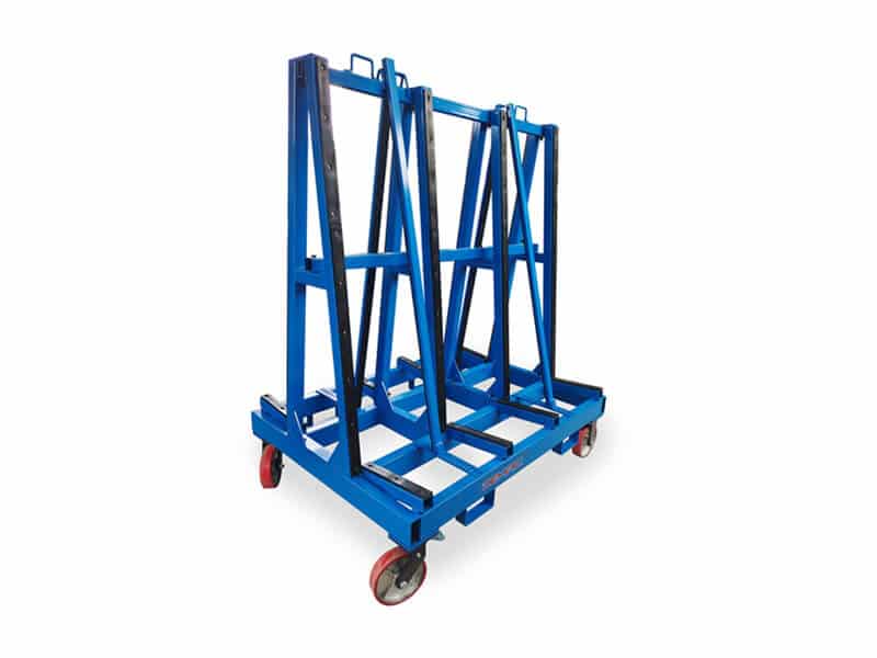A-Frame Glass Rack Trolley