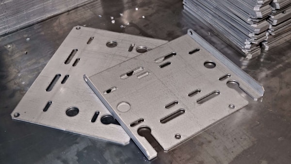 Custom embedded plate fabrication